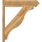 Ekena Millwork Funston Arts & Crafts Rough Sawn Outlooker, Western Red Cedar, 8"W x 36"D x 40"H OUT08X36X40FST03RWR - alternate 4